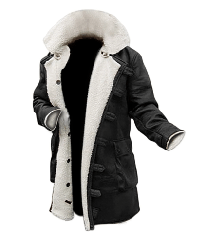 mens bane swedish bomber real leather black winter coat