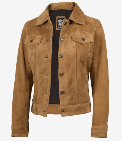 mens kandis wodark brown suede car coat