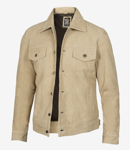 mens kandis wo3 4 length black suede car coat